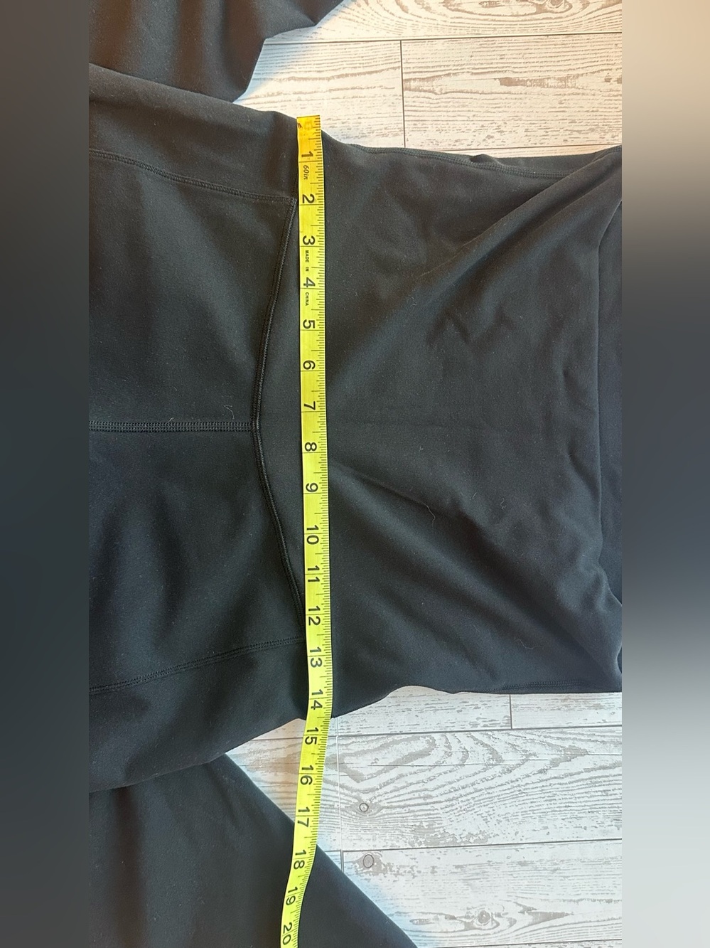 lululemon Black Groove Wide Leg Foldover Yoga Pants Size 6 - Picture 6 of 10